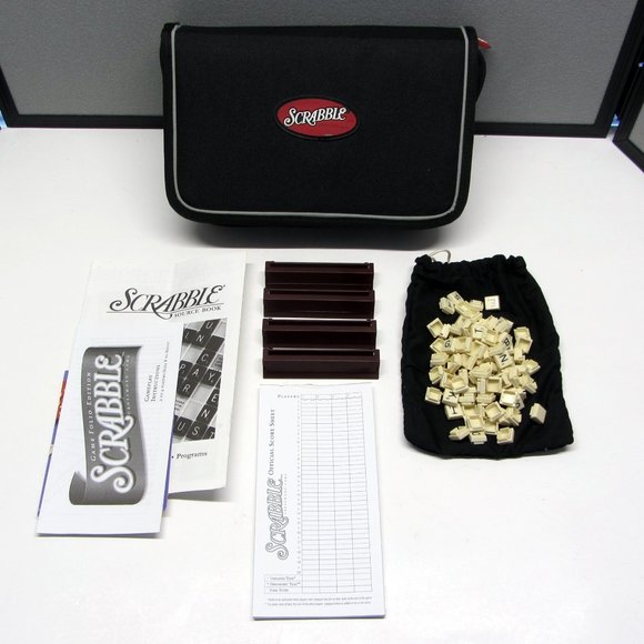 Hasbro Games Hasbro Scrabble Crossword Board Game Folio Travel